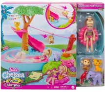 Playset CHELSEA THE LOST BIRTHDAY Festa In Piscina Barbie ORIGINALE Mattel GTM85