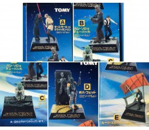 SET 5 Figure Diorama STAR WARS Tomy Japan SERIE 2 Luke Yoda Boba Fett Darth Vader