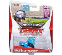 CARS 2 Disney Pixart Die Cast Modellino Auto MATTHEW TRUE BLUE Scala 1:55 5cm Mattel BHP27