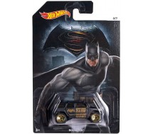 BATMAN VS SUPERMAN Die Cast Modellino Auto ROCKSTER Scala 1:64 6cm Hot Wheels DJL55