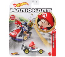 Die Cast Model BABY MARIO B-DASHER From SUPER MARIO Scale 1:64 5cm Hot Wheels