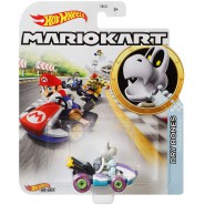 Die Cast Modellino KART di RED YOSHI Rosso versione STANDARD da SUPER MARIO KART Scala 1:64 5cm Hot Wheels