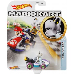 Die Cast Modellino DRY BONES versione STANDARD da SUPER MARIO KART Scala 1:64 5cm Hot Wheels