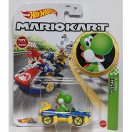 Die Cast Modellino KART di YOSHI versione MACH 8 da SUPER MARIO KART Scala 1:64 5cm Hot Wheels