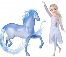 BOX 2 Figure ELSA e Cavallo NOKK da FROZEN Originale HASBRO E6857