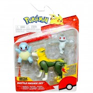 POKEMON Box 3 FIGURES 5-8cm SQUIRTEL + BOLTUND + MACHOP Battle Figure Set Original JAZWARES