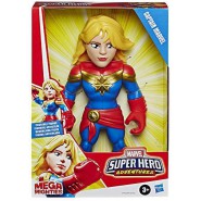 CAPTAIN MARVEL Big Action Figure MEGA MIGHTIES Original Hasbro