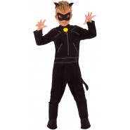 COSTUME Carnival MIRACULOUS CAT NOIR Size SMALL 3-4 YEARS Original RUBIE'S