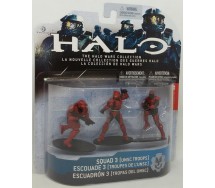 HALO Rare BOX 3 Figures THE WARS COLLECTION SQUAD 1 BROWN Series UNSC TROOPS ORIGINAL McFarlane