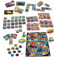 Box SET 6 GIOCHI IN 1 Disney Pixart CARS PUZZLE MEMORY etc. Ravensburger