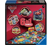 Box SET 6 GIOCHI IN 1 Disney Pixart CARS PUZZLE MEMORY etc. Ravensburger