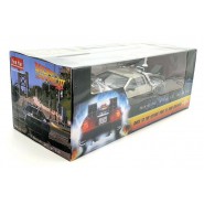 Modello METALLO 1/18 De Lorean RITORNO AL FUTURO 3 SU ROTAIE Railroad SUN STAR