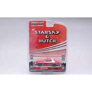 STARSKY e HUTCH Modello Diecast Auto Ford GRAN TORINO 1976 Versione SPORCA RUOTE VERDI Scala 1:64 Greenlight