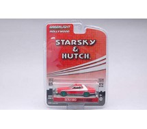 STARSKY and HUTCH Model Car Ford GRAN TORINO 1976 DIRTY Version GREEN WHEELS Scale 1:64 Greenlight