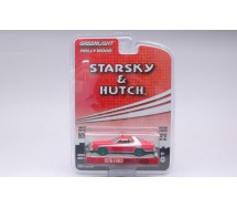 STARSKY and HUTCH Model Car Ford GRAN TORINO 1976 DIRTY Version GREEN WHEELS Scale 1:64 Greenlight