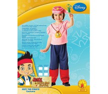 COSTUME Carnevale IZZY PIRATA Bambina RUBIE'S Jake Pirati Isola