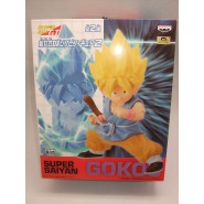 DRAGON BALL Figura Statua 25cm GOKU SUPER SAIYAN MAXIMATIC Part 4 Originale BANPRESTO 82237