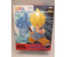 DRAGON BALL Figura Statua 25cm GOKU SUPER SAIYAN MAXIMATIC Part 4 Originale BANPRESTO 82237