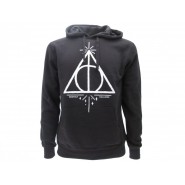HARRY POTTER Hooded Sweatshirt THE DEATHLY HALLOWS Warner Bros Official Sweater