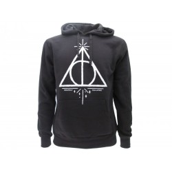 HARRY POTTER Felpa con Cappuccio DONI DELLA MORTE Deathly Hallows UFFICIALE Warner Bros