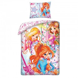 WINX Single Bed Set CLUB Set 3 Characters SPREAD The MAGIC COTTON Original DUVET COVER With SACK