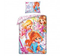 WINX Single Bed Set CLUB Set 3 Characters SPREAD The MAGIC COTTON Original DUVET COVER With SACK