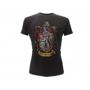 HARRY POTTER T-Shirt Maglietta STEMMA Casa CORVONERO Logo UFFICIALE Warner Bros