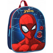 Zaino Scuola UOMO RAGNO Spiderman BLU Zainetto Bambino 31x22cm ORIGINALE Vadobag  Marvel