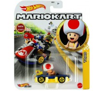 DieCast Model Car TOAD MACH 8 KART From SUPER MARIO KART Scale 1:64 5cm Hot Wheels
