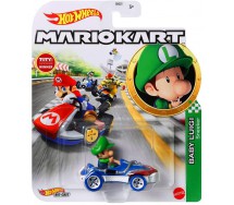 Die Cast Model BABY LUIGI SNEEKER From SUPER MARIO Scale 1:64 5cm Hot Wheels