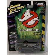 GHOSTBUSTERS Modellino 8cm CADILLAC AMBULANZA NERA PRE ECTO Versione 1959 Scala 1:64 Originale Johnny Lightnining