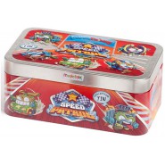 SUPERTHINGS SPEED PARTOL Collector Tin with 5 characters in metallic colour Magic Box ORIGINAL Superthings
