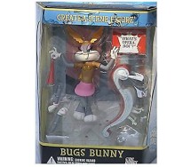 Raro DIORAMA BUGS BUNNY LOONEY TUNES Figura da collezione WHAT'S OPERA DOC circa 18cm ORIGINALE DC DIRECT