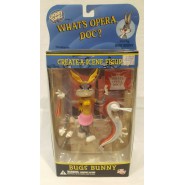 Raro DIORAMA BUGS BUNNY LOONEY TUNES Figura da collezione WHAT'S OPERA DOC circa 18cm ORIGINALE DC DIRECT