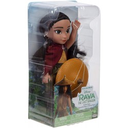 Posable Figure Doll YOUNG RAYA 15cm from Disney Movie Original Official