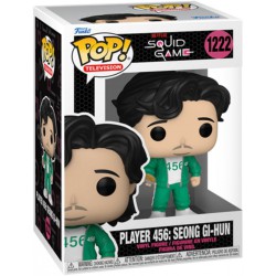 Figure SEONG GI-HUN with BISCUIT from Tv Serie SQUID GAME Original POP Funko 1222