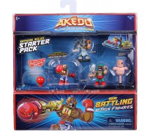 AKEDO Starter Pack SET 4 Figure Ultimate Arcade Warriors Legendary PUNCH ATTACK 14231 Originale GIOCHI PREZIOSI