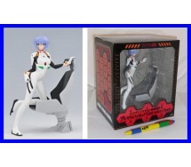 EVANGELION Stupenda Figura REI SEDIA PILOTA Sega JAPAN
