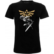 ZELDA Black T-shirt LINK SWORD from The Legend of Zelda Original OFFICIAL Licensed