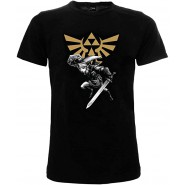 ZELDA Black T-shirt from The Legend of Zelda with SWORD Original OFFICIAL Licensed