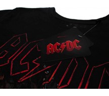 AC/DC T-Shirt Maglietta NERA HELLS BELLS Hard Rock Music ACDC AC DC ORIGINALE Ufficiale con Licenza