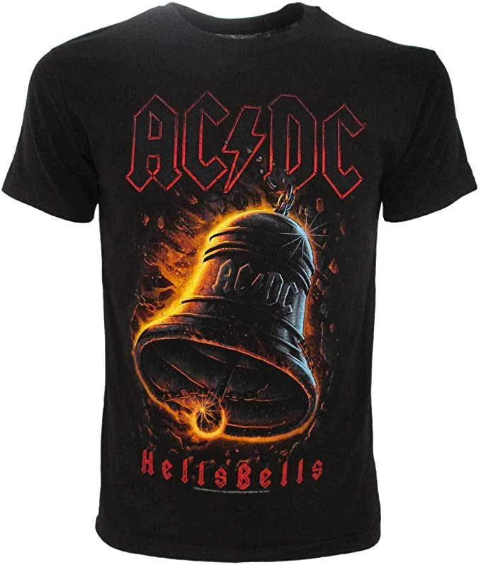 ACDC T-Shirt Magliette Hells Bells Hard Rock AC DC Original Offiziell 6590₽