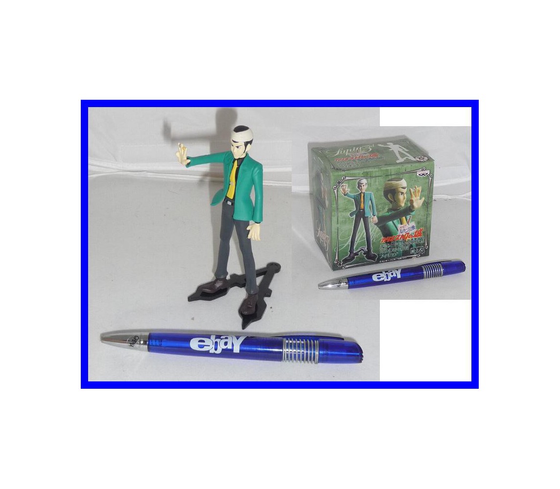 Figure 10cm LUPIN POSE SERIE from Movie CASTLE OF CAGLIOSTRO Original BANPRESTO Japan