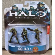 Rare BOX 3 Figures THE HALO WARS COLLECTION SQUAD 1 Rare VARIANT GREEN Series UNSC TROOPS ORIGINAL McFarlane