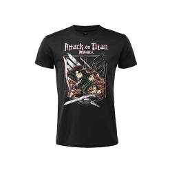 ATTACK ON TITAN Attacco Dei Giganti T-Shirt Maglietta ORIGINALE Ufficiale