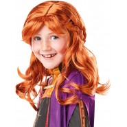 Carnival Cosplay RED WIG ANNA from FROZEN II for Children Original RUBIE'S Rubies DISNEY