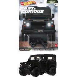 FAST AND FURIOUS Die Cast Modellino Auto LAND ROVER DEFENDER 90 1:64 6cm Hot Wheels GRK58