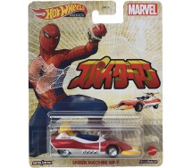 SPIDERMAN Die Cast Car Model  SPIDER MACHINE GP-7 Scale 1:64 6cm HotWheels GRL79