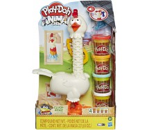 Set Gioco PLAY-DOH IL POLLO DIVERTITO Playset con Accessori e 4 vasetti di Pasta ORIGINALE