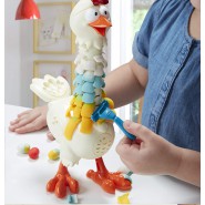 Set Gioco PLAY-DOH IL POLLO DIVERTITO Playset con Accessori e 4 vasetti di Pasta ORIGINALE